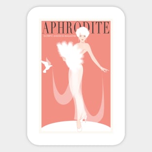 Olympic goddess Magazine: Aphrodite Sticker